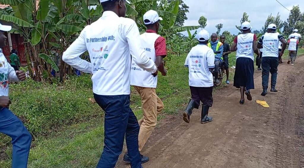 Participants running